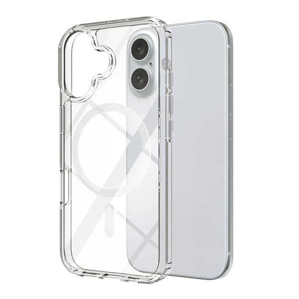 iPhone 16 Magnetiskt Mobilskal Magsafe-kompatibelt Transparent transparent
