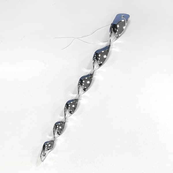 Spiralreflekterande fågelskrämma 10-pack Silver 30 cm Silver