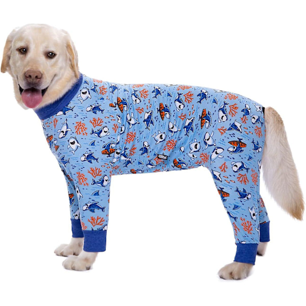Hundkläder - Elastisk Pyjamasoverall för Husdjur 2XL