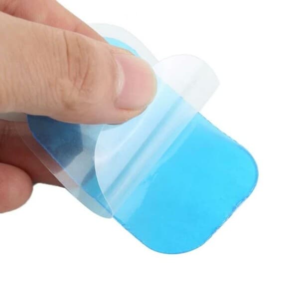 10-pack gelkuddar för EMS Trainer elektronisk muskelstimulator transparent