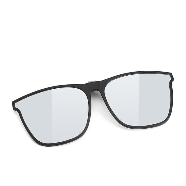 Clip-on solbriller - til brilleindfatninger White + Silver