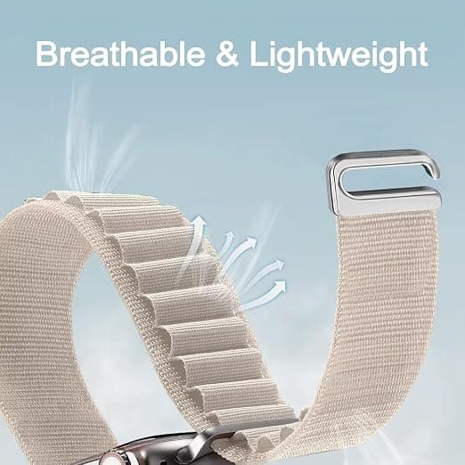 22mm Nylon Loop Rem til Samsung Watch 7 6 5 4/ til Amazfit Active 2 Armbånd Håndledsrem til Huawei Watch 4/GT5-4-3 Pro Bånd Blå Grå 22mm