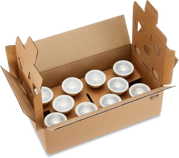 10-pack GU10 LED-spotlights 4,7 W (motsvarande 50 W) Varmvitt Ej dimbar