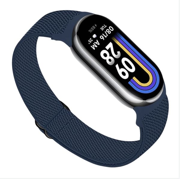 Elastisk nylonrem til Xiaomi 8/9 (14mm) Blå Blue