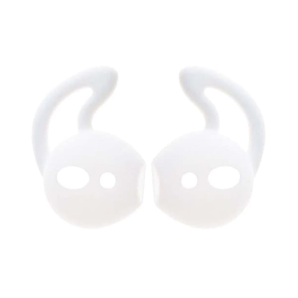 AirPods Silikon Öronproppar med Krok Öronkrokar Öronkuddar vita white
