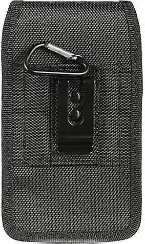 Vertikalt Robust Bälteshölsterfodral för iPhone 7 Plus 8 Plus Nylon Bältesväska Utomhusaktivitet Skyddsfodral