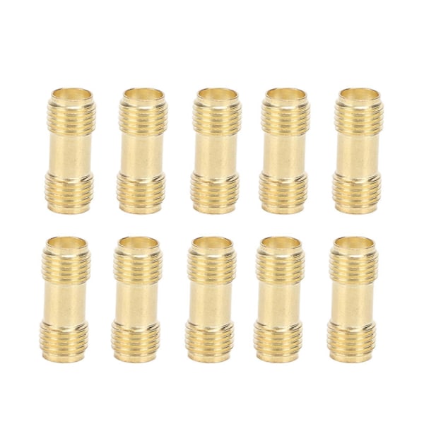 10 st RF Koaxialkabeladapter SMAKK Hona till Hona Koaxlinjekontakt Set Kit