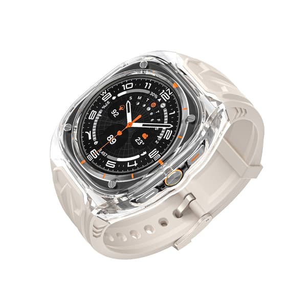 Samsung Galaxy Watch 7 Ultra Lamborghini Style Armbånd Hvid 57 White