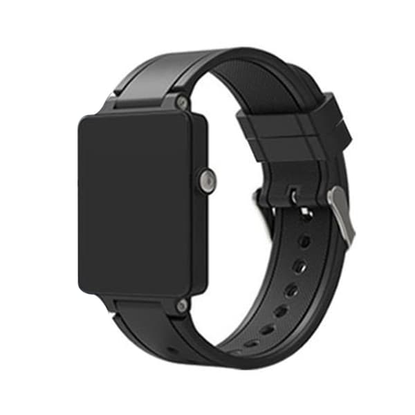Garmin Vivoactive -asetaattisilikoniranneke - Musta