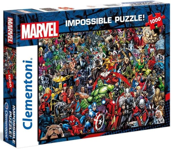 Clementoni 39411 Clementoni-39411-Impossible Palapeli-Marvel-1000 Palaa, Monivärinen