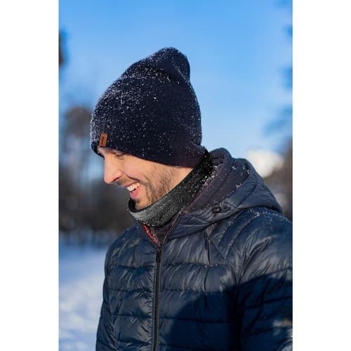 Vintersett 3-i-1 | Lue, Hals og Hansker Unisex Svart