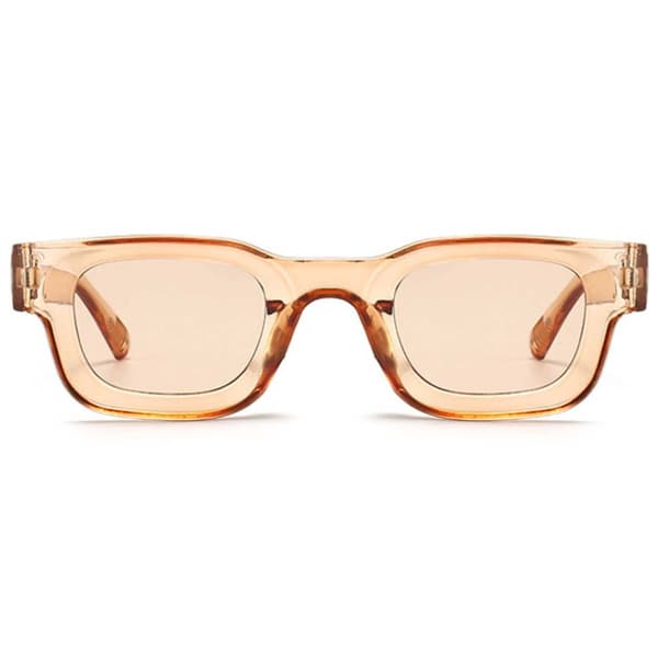 Modernit paksut aurinkolasit, beige beige