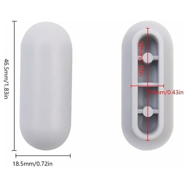 St Universal Toalettsits Buffert Universal Toalettsits Buffert Kit Plast Toalettsits Bumper Ersättning