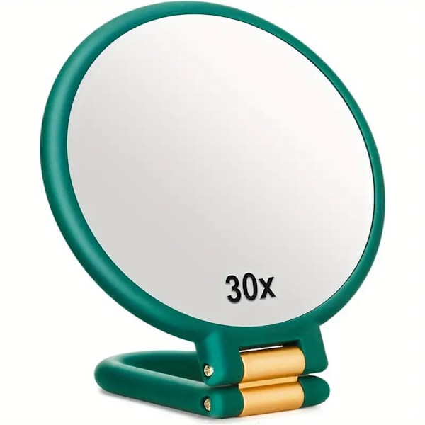 15X förstoringsspegel med hopfällbart stativ (Army Green) - Perfet green