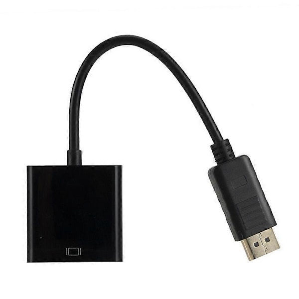 DisplayPort DP Hane till VGA Hona Adapter Konverteringskabel för PC Projektor TV JIKAIX