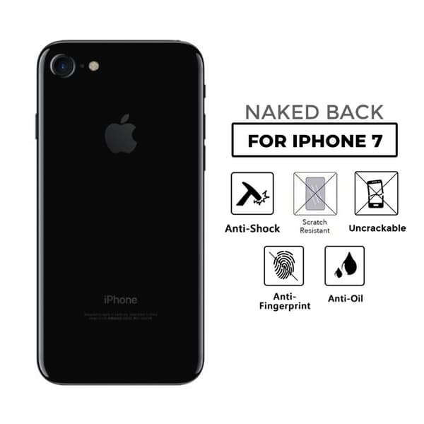 iPhone 7 Gennemsigtig Beskyttende Plastik Bagcover transparent