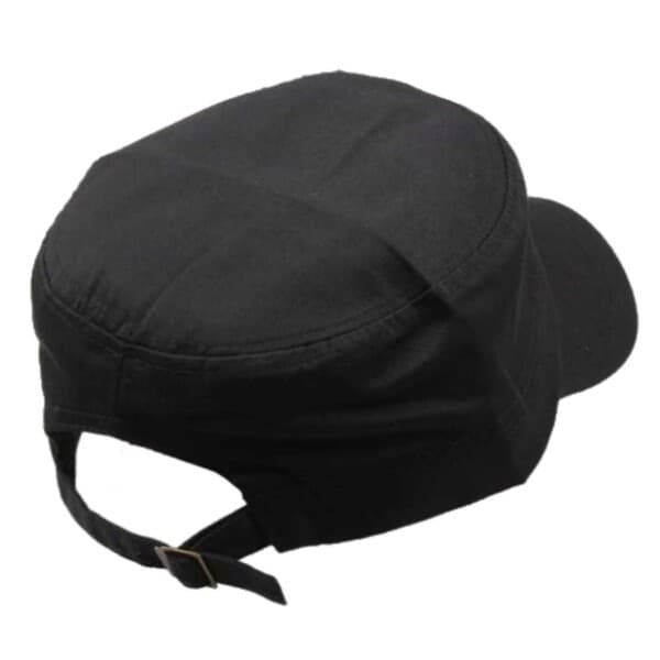 Brun Army Cap - Flad Army Cap Militær Cap Brun one size brown