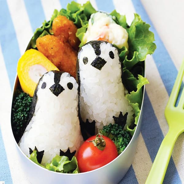 Sushi-set för barn - Risbollformar, Bento-tillbehör, Sandwich-utstansare, Köksredskap för bebisar och barn A-style