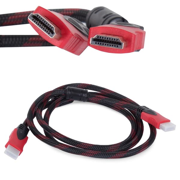 4K HDMI 2.0-kabel 3D Gullbelagt 1,8 m