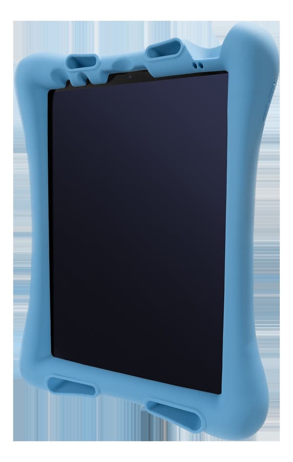 Silikonikotelo, iPad Air 10.9\"/Pro 11\" 2020/2021, jalusta, sininen