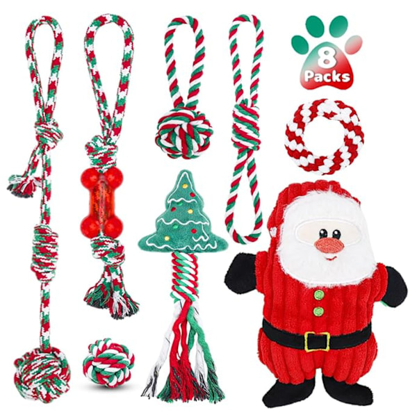 Rep-boll Dragsnöre Hundleksak Set