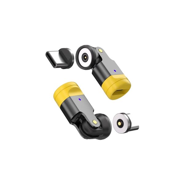 1Pin 540° roterende Type-C magnetisk ladeadapter - Minikontakt, kompatibel med Type-C-enheter