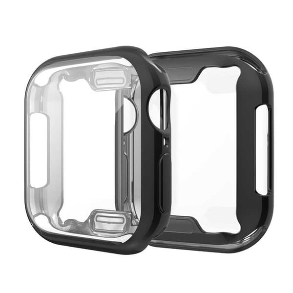 Apple Watch 7 45mm Urkasse Skærmbeskytter Sort sort black