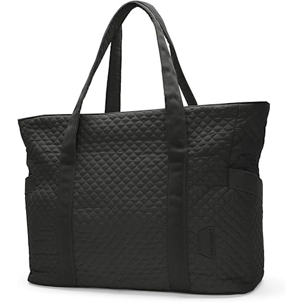 Stor Tote Bag för Kvinnor, Reseväska med Axelrem Topphandtag med Yogamatta Spänne för Gym, Arbete, Resa