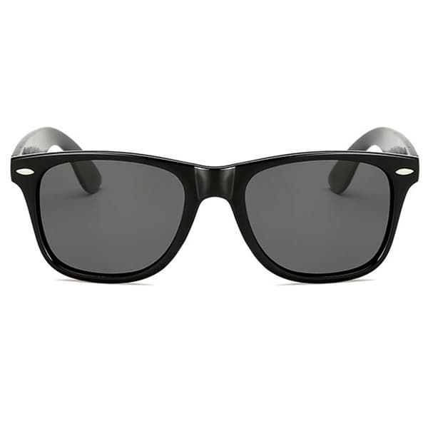 Retro Wayfarer aurinkolasit musta musta lasi musta black