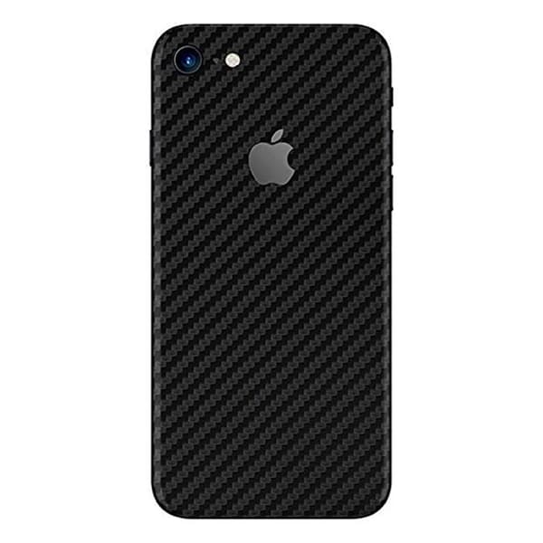 iPhone SE Kolfiber Skal Skyddande Plast Baksida transparent