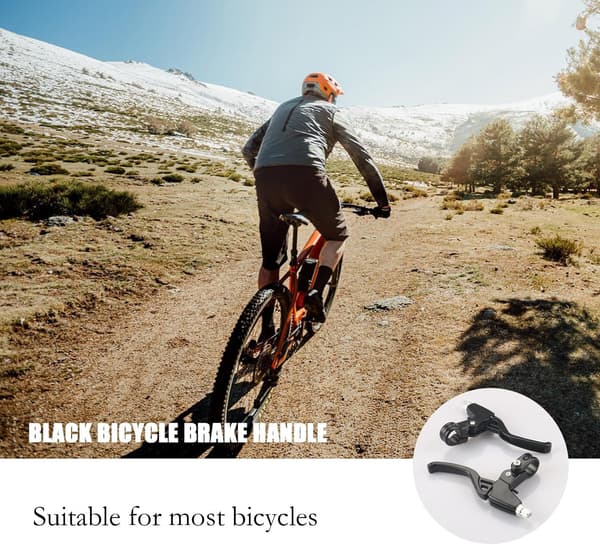 1 par cykelbremsegreb - Cykelbremse håndtag - Håndbremsegreb til 22 mm diameter styr