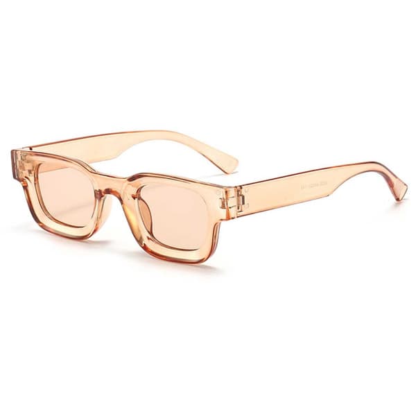 Modernit paksut aurinkolasit, beige beige