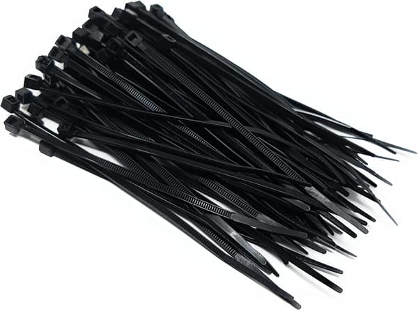 100 stk. Kabelbindere 100 x 2,5 mm Sort