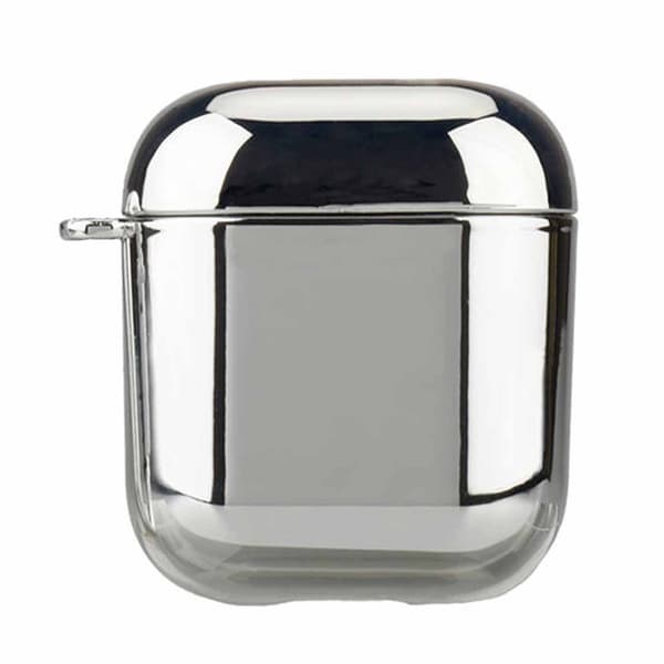Apple AirPods 1/2 Etui Stødsikkert Beskyttelsesetui Sølv silver