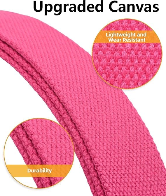 1 STK 110CM Webbing Bælte, Justerbart Åndbart Lærredsbælte Uden Huller Justerbart Design Afslappet Bælte Blå Blue 110cm