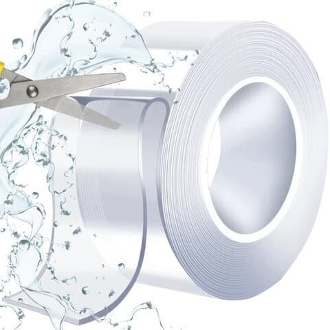 Nano Tape - Dobbeltsidig gjenbrukbar tape 3m transparent