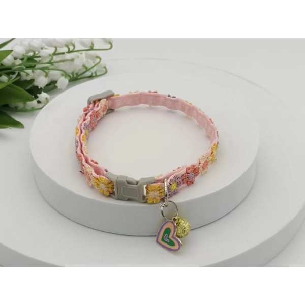 Halsband för husdjur, justerbart spetshalsband för katt med hänge - 1 st litet husdjurshalsband för katter och hundar Style 3