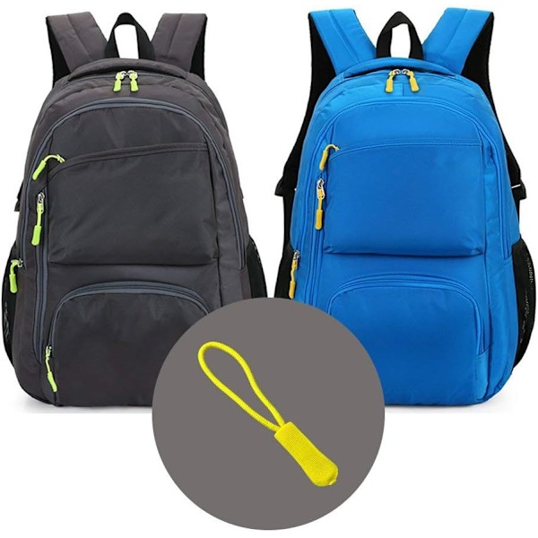 Dragkedjekläppar Svarta 10/20 st Dragkedjesnöre Förlängare Ersättning - för Ryggsäckar, Jackor, Bagage, Plånböcker, Handväskor 10pc
