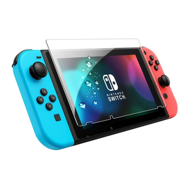 2-pakning Nintendo Switch-kompatible skjermbeskyttere i herdet glass transparent