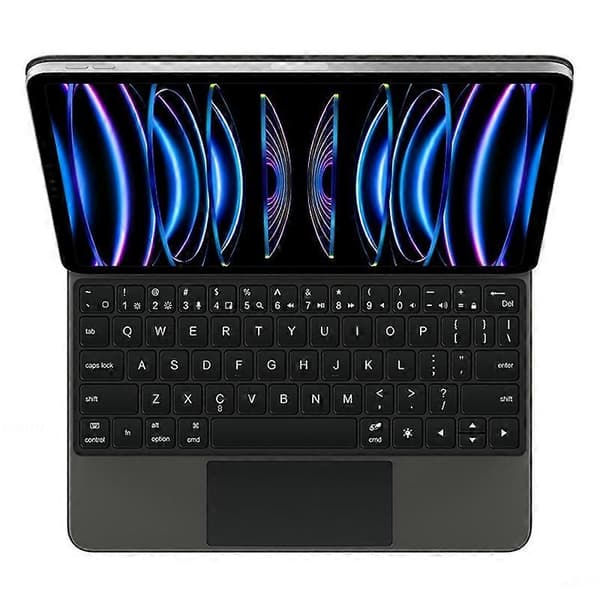Magnetisk flydende Bluetooth-tastatur + læder tabletetui til iPad Pro 13 (2024)