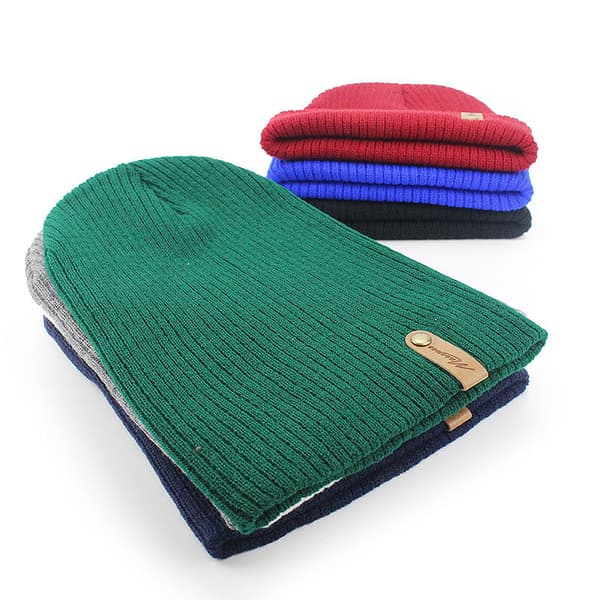 Strikket Lue Høst/Vinter 1 stk black