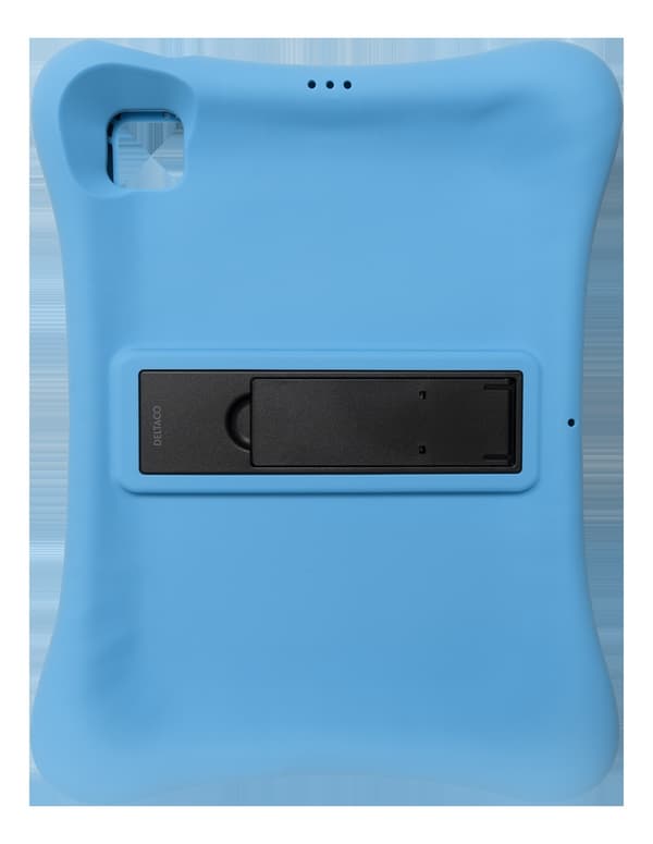 Silikonikotelo, iPad Air 10.9\"/Pro 11\" 2020/2021, jalusta, sininen