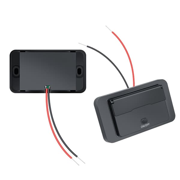 Bil USB-lader med spenningsbryter 4-porter Dobbel QC Dobbel PD