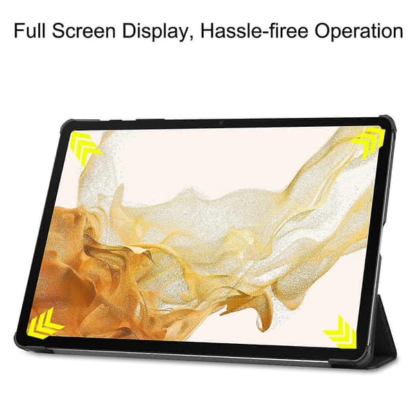 Til Samsung Galaxy Tab S10+ Etui Mønsterprint Læder Stand Tablet Cover