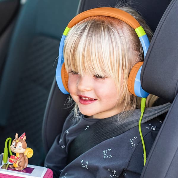 Hovedtelefoner Teens Guard On-Ear Kablet 85dB Blå