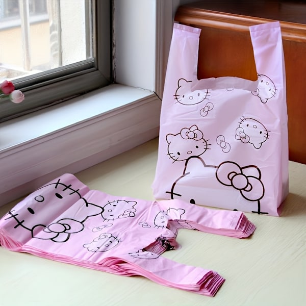 [Söt Tecknad] Kitty | 50 st | Plast | Söt Tecknad Design, Mångsidig, Engångs | Hem, Sovrum, Badrum, Vardagsrum & Utomhusbruk