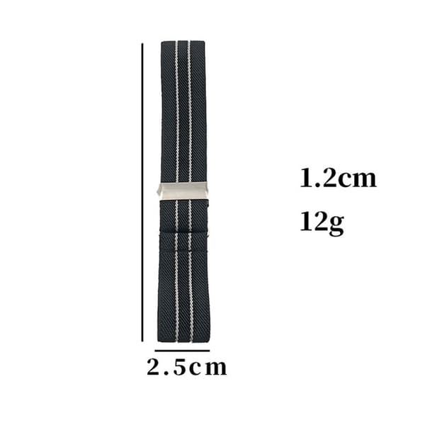 Elastiske armbånd - Justerbare armbånd til mænd og kvinder, sorte
