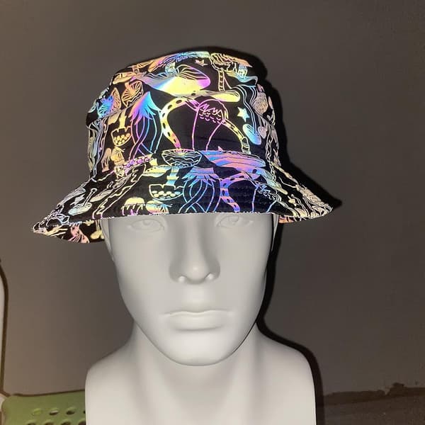 Regnbue Reflekterende Baseball Caps - Selvlysende Rave Hatter For Menn Og Kvinner