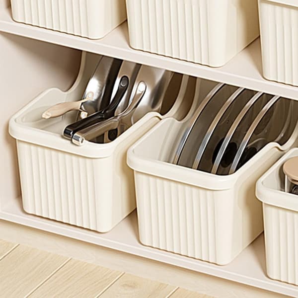 3-pak rullende skabsorganisatorer 40x19x22cm