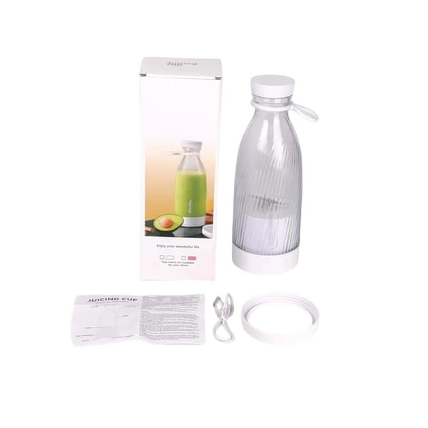 Bærbar Oppladbar Juicekopp - Blend På Farten! Hvit White